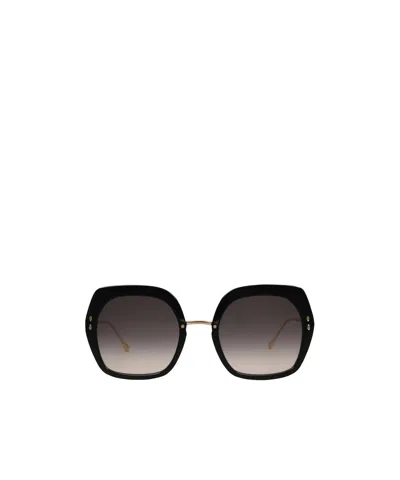 Isabel Marant Solid Color Sunglasses In Black