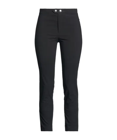 Isabel Marant Solid Color Versatile Slim-fit Casual Pants In Black