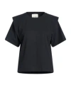 Isabel Marant Solid Crew Neck Short Sleeve T-shirt In Black