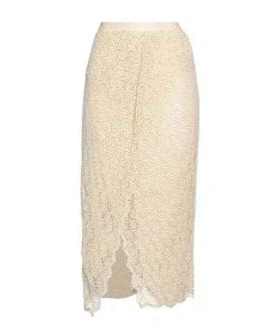 Isabel Marant Solid Lace A-line Skirt In Neutral