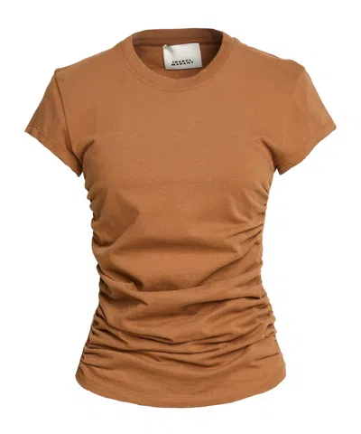 Isabel Marant Solidcolor Tshirt In Brown