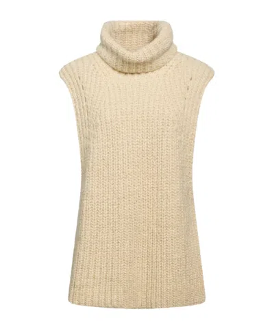 Isabel Marant Solid-colored Knit Tank Top In Neutral