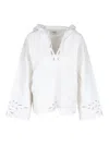 Isabel Marant Solvi Hoodie In White