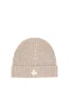 Isabel Marant Wool Hat With Logo Patch In Neutral