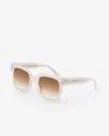 Isabel Marant Sonnenbrille Ekly In Ivory-brown Shaded