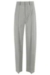 Isabel Marant Sopiavea High-waisted Wide-leg Pants With Pleat Detailing In Neutrals