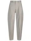 Isabel Marant Sopiavea Plaid-check Straight-cut Trousers In Grey