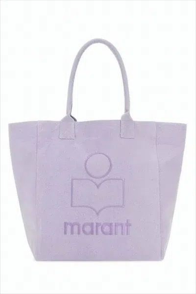 Isabel Marant Spacious Light Lavender Shoulder Bag In Purple