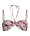 Isabel Marant Printed Bandeau Bikini Top In Pink