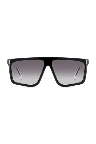 Isabel Marant Square Frame Sunglasses In Black