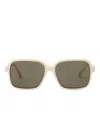 Isabel Marant Square-frame Sunglasses In Neutral