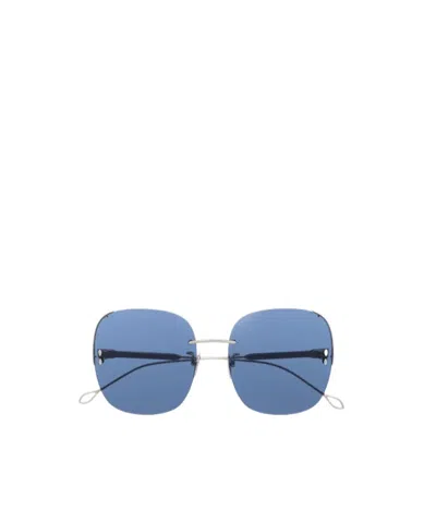 Isabel Marant Square Frame Sunglasses In Red