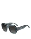 Isabel Marant Square Geometrical Sunglasses, 51mm In Gray
