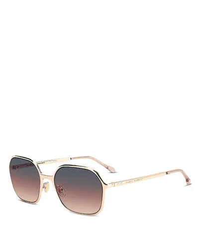 Isabel Marant Square Geometrical Sunglasses, 57mm In Multi