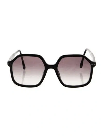 Pre-owned Isabel Marant Square Gradient Sunglasses In Black