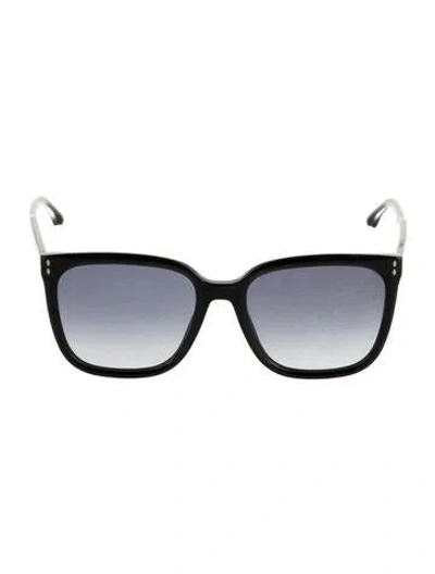 Pre-owned Isabel Marant Square Gradient Sunglasses In Black
