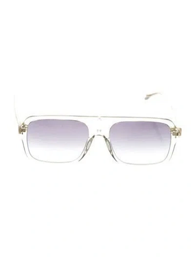 Pre-owned Isabel Marant Square Gradient Sunglasses In Transparent