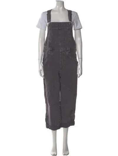 Pre-owned Isabel Marant Square Neckline Jumpsuit In Gray