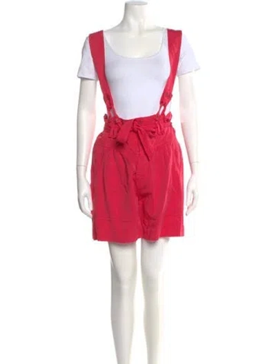 Pre-owned Isabel Marant Square Neckline Romper W/ Tags In Pink