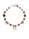 Isabel Marant Square-pendant Bracelet In Brown