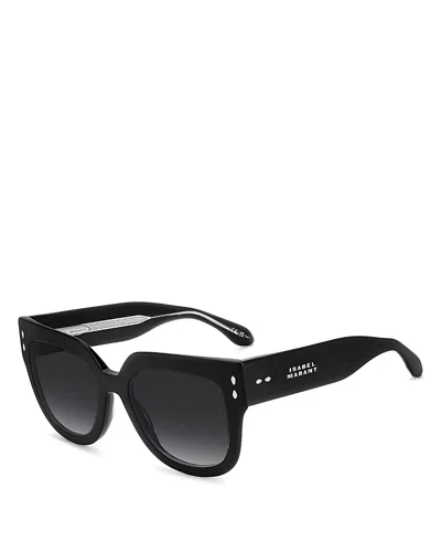 ISABEL MARANT SQUARE SUNGLASSES, 53MM