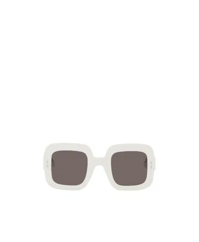 Isabel Marant Square Sunglasses In Beige