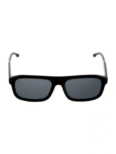 Pre-owned Isabel Marant Square Tinted Sunglasses In Black