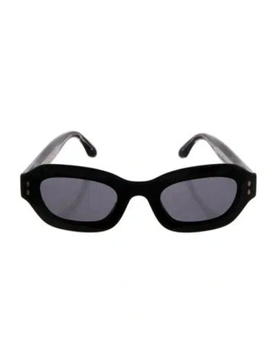 Pre-owned Isabel Marant Square Tinted Sunglasses In Black