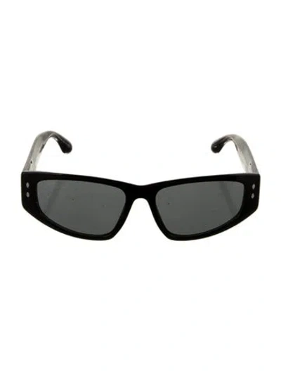 Pre-owned Isabel Marant Square Tinted Sunglasses In Black