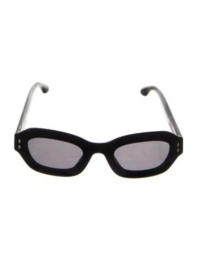 Pre-owned Isabel Marant Square Tinted Sunglasses In Black