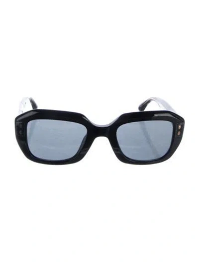 Pre-owned Isabel Marant Square Tinted Sunglasses In Black