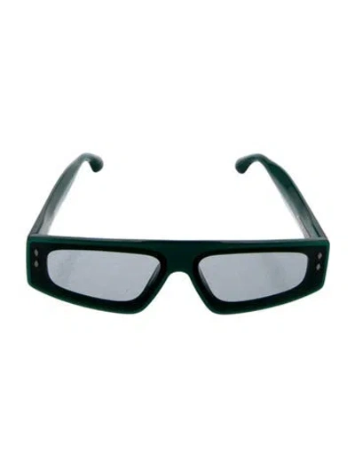 Pre-owned Isabel Marant Square Tinted Sunglasses In Green