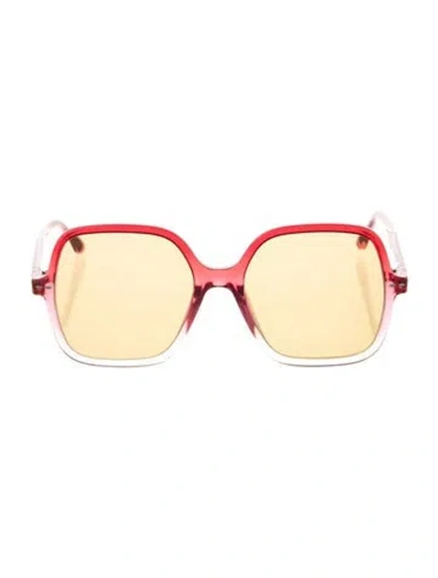 Pre-owned Isabel Marant Square Tinted Sunglasses In Pink