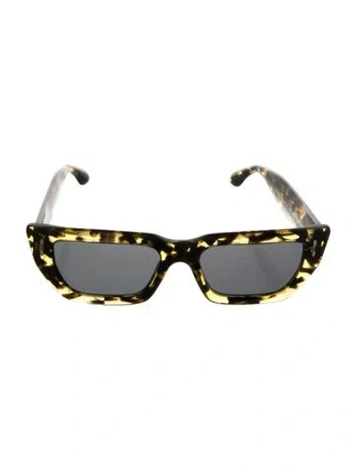 Pre-owned Isabel Marant Square Tinted Sunglasses In Yellow