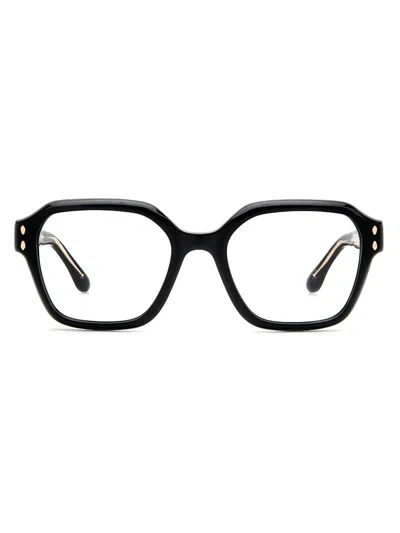 Isabel Marant Sophisticated Women's Acetate Eyewear - 145mm Temples In Black
