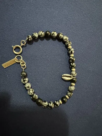 Pre-owned Isabel Marant Ss24 Mr Grigri Bracelet In Black