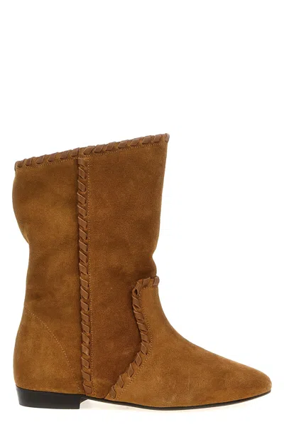 Isabel Marant 'staeni' Ankle Boots In Brown