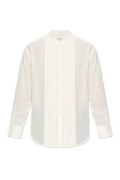 Isabel Marant Long-sleeved Shirt In Beige