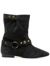 Isabel Marant Stania Studded Suede Ankle Boots