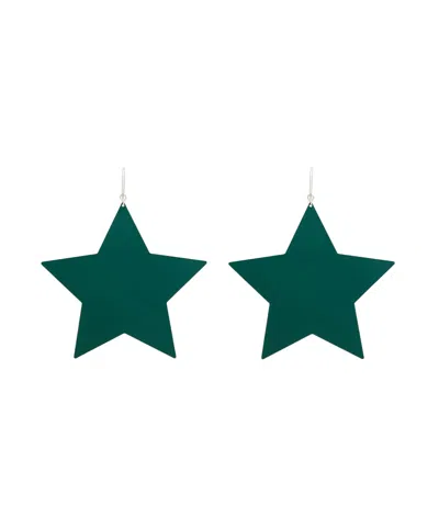 Isabel Marant Star-shaped Earring In Green