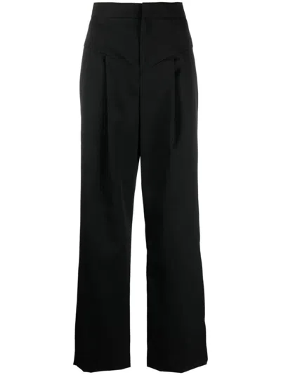 Isabel Marant Ritana Cropped Pants In Navy