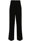 Isabel Marant Staya Straight Trousers In Black