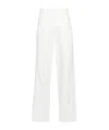 Isabel Marant Staya Wide-leg Pants In White