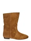 Isabel Marant Stefa Suede Ankle Boots In Brown