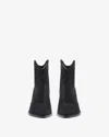 Isabel Marant Darizo Sueded Ankle Boots In Grey