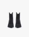 Isabel Marant Stiefeletten Darizo Aus Veloursleder In Black
