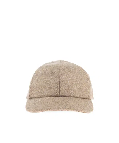 Isabel Marant Stitching Detail Hat In Brown