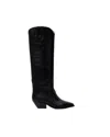 Isabel Marant Pointed-toe Knee-high Boots In Black