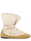 Isabel Marant Beige Solid Letiz Boots In Multi