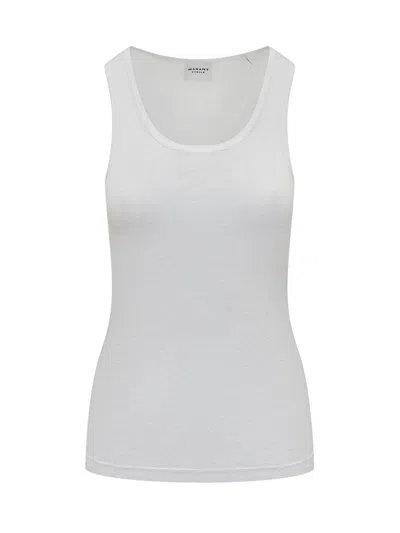 Isabel Marant Straight Hem Tank Top In White
